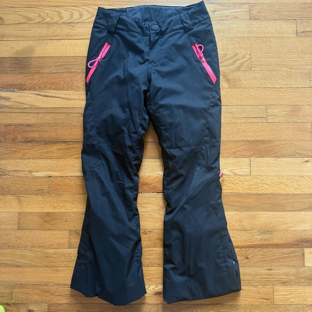 SPYDER Women’s Black & Pink Ski Snow Pants‎ Waterproof size XS